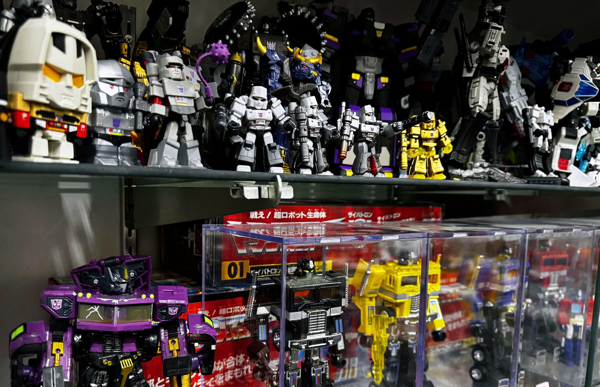 Transformers collection display case